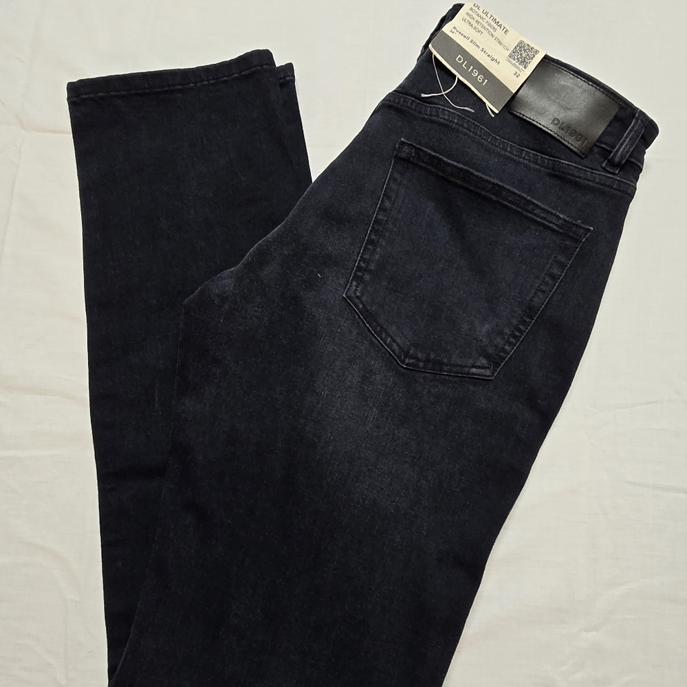 DL1961 Russell Slim Straight Denim Jeans Mens Size 32x34 NWT